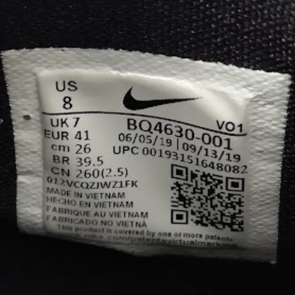 Nike Kyrie 6 Jet Black 2019 - Size 8.5 US Men's - USED - No box! - Picture 7 of 7